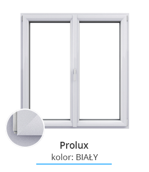 Okno Prolux, kolor: biały